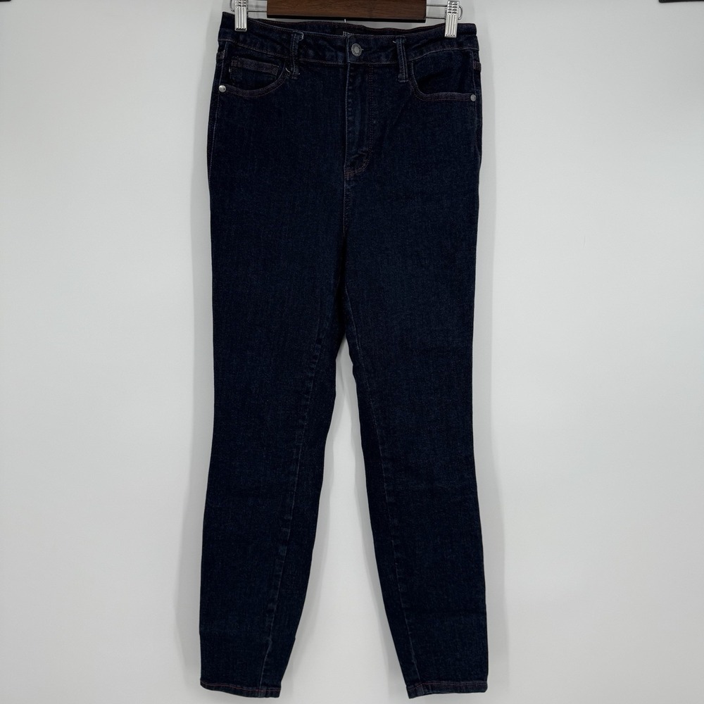 Judy Blue Women's Heart Shaped Pocket Skinny Fit Jeans Size 9/29‎ Dark Blue